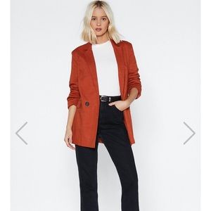 Burnt orange blazer